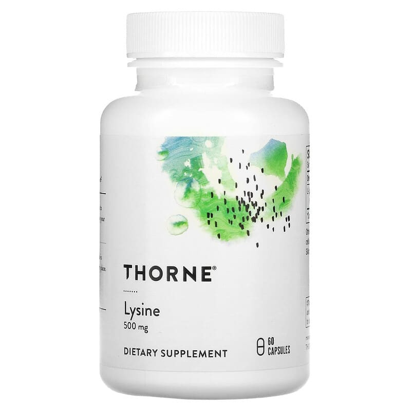 Thorne L-Lysine 500 mg 60 Capsules 1 Thorne L-Lysine 500 mg 60 Capsules 693749516026