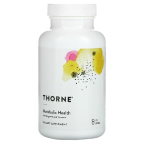 Thorne Metabolic Health with Bergamot and Turmeric 120 Capsules 693749013167
