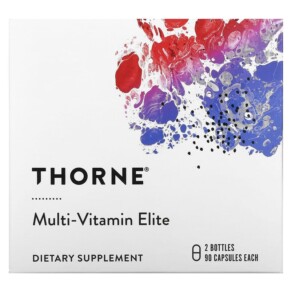 Thorne Multi-Vitamin Elite A.M. & P.M. 2 Bottles 90 Capsules Each 693749006534