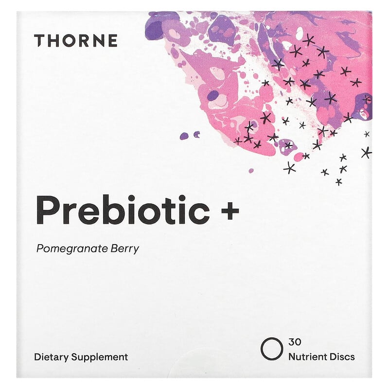 Thorne Prebiotic + Pomegranate Berry 30 Nutrient Discs 1 Thorne Prebiotic + Pomegranate Berry 30 Nutrient Discs 693749011293