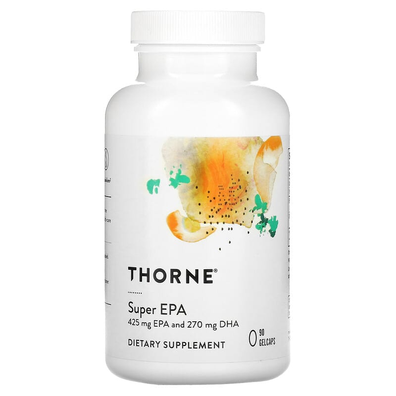 Thorne Research Super EPA EPA & DHA 90 Gelcaps 1 Thorne Super EPA 90 Gelcaps 693749608059