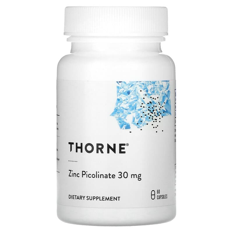 Thorne Research Zinc Picolinate 30 mg 60 viên 1 Thorne Zinc Picolinate 30 mg 60 Capsules 693749006923
