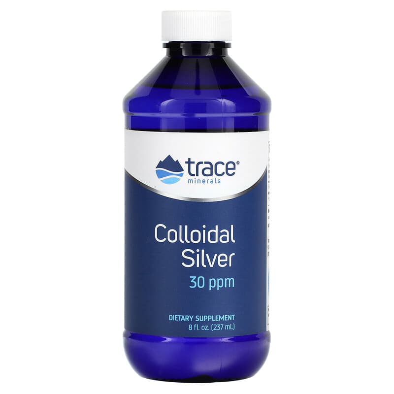 Trace Minerals Research Colloidal Silver 30 ppm 8 oz (237 ml) 1 Trace Minerals ® Colloidal Silver 30 ppm 8 fl oz (237 ml) 878941000041