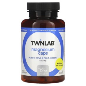 Twinlab Magnesium Caps 420 mg 100 Capsules 027434010214