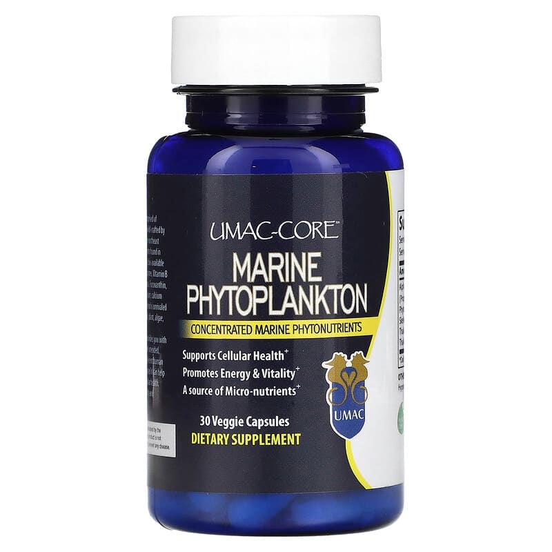Umac-Core Marine Phytoplankton 30 viên 1 Umac-Core Marine Phytoplankton 30 Veggie Capsules 886255001029