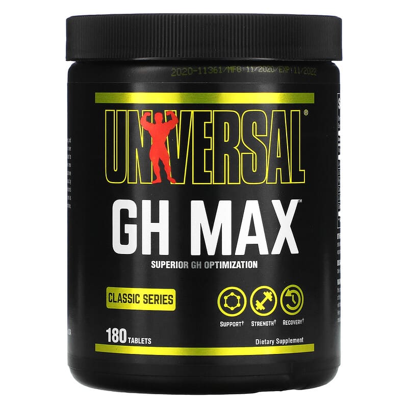 Universal Nutrition Classic Series GH Max Superior GH Optimization 180 Tablets 1 Universal Nutrition Classic Series GH Max Superior GH Optimization 180 Tablets 039442014320