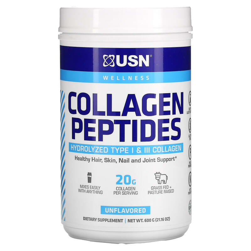 USN Collagen Peptides Unflavored 21.16 oz (600 g) 1 USN Collagen Peptides Unflavored 21.16 oz (600 g) 6009544934752