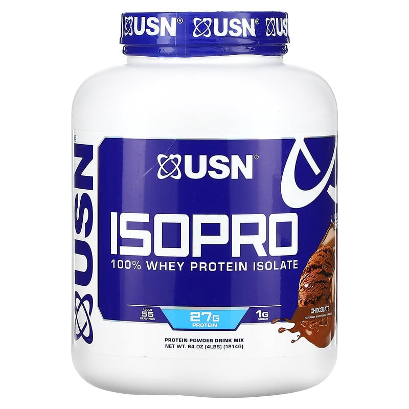 USN IsoPro 100% Whey Protein Isolate Chocolate 4 lbs (1.814 g) 1 USN IsoPro 100% Whey Protein Isolate Chocolate 4 lbs (1.814 g) 6009544946274