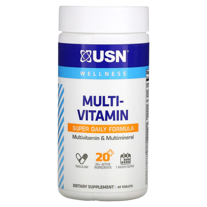 USN Multi - Vitamin Super Daily Formula 60 Tablets 1 USN Multi - Vitamin Super Daily Formula 60 Tablets 6009544934448