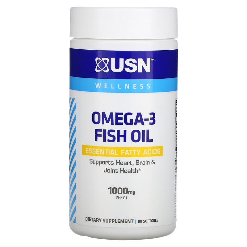 USN Omega-3 Fish Oil 1.000 mg 90 Softgels 1 USN Omega-3 Fish Oil 1.000 mg 90 Softgels 6009544939078