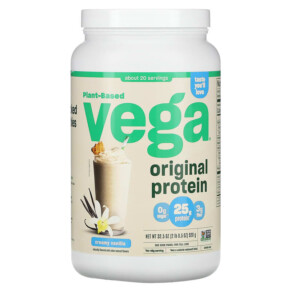 Vega Plant-Based Original Protein Creamy Vanilla 2 lb 0.5 oz (920 g) 838766001395