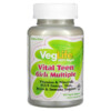 VegLife Vital Teen Girls Multiple 60 Vegan Capsules 2 VegLife Vital Teen Girls Multiple 60 Vegan Capsules 076280444148