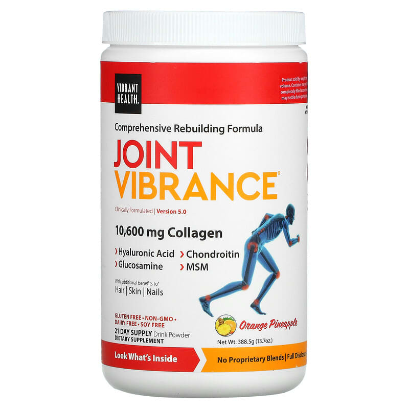 Vibrant Health Joint Vibrance Version 5.0 Orange Pineapple 13.7 oz (388.5 g) 1 Vibrant Health Joint Vibrance Version 5.0 Orange Pineapple 13.7 oz (388.5 g) 074306800084