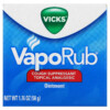 Vicks VapoRub Cough Suppressant Topical Analgesic Ointment 1.76 oz (50 g) 2 Vicks VapoRub Cough Suppressant Topical Analgesic Ointment 1.76 oz (50 g) 323900003613