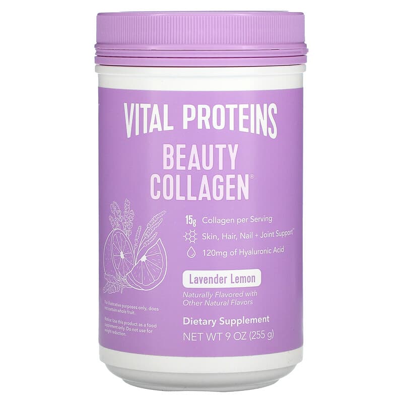 Vital Proteins Beauty Collagen Lavender Lemon 9 oz (255 g) 1 Vital Proteins Beauty Collagen Lavender Lemon 9 oz (255 g) 850502008161