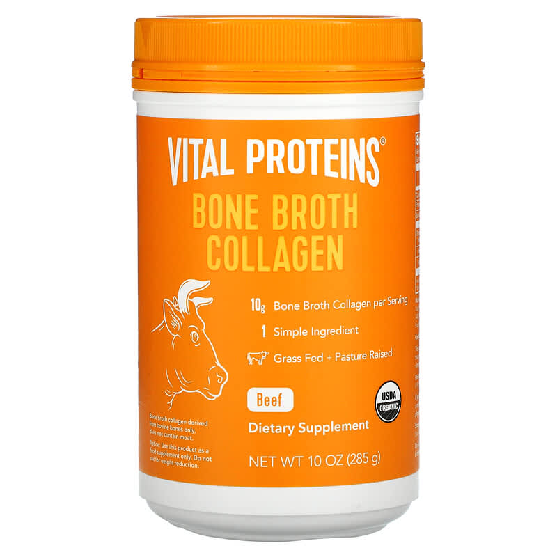 Vital Proteins Bone Broth Collagen Beef 10 oz (285 g) 1 Vital Proteins Bone Broth Collagen Beef 10 oz (285 g) 850232005591