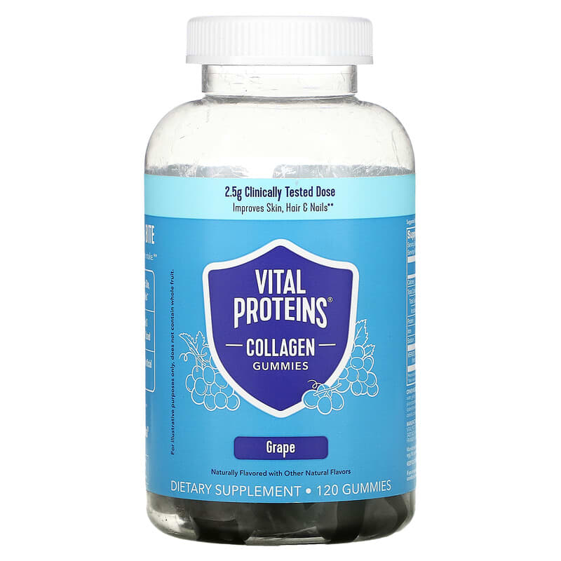 Vital Proteins Collagen Gummies Grape 120 Gummies 1 Vital Proteins Collagen Gummies Grape 120 Gummies 850019568769