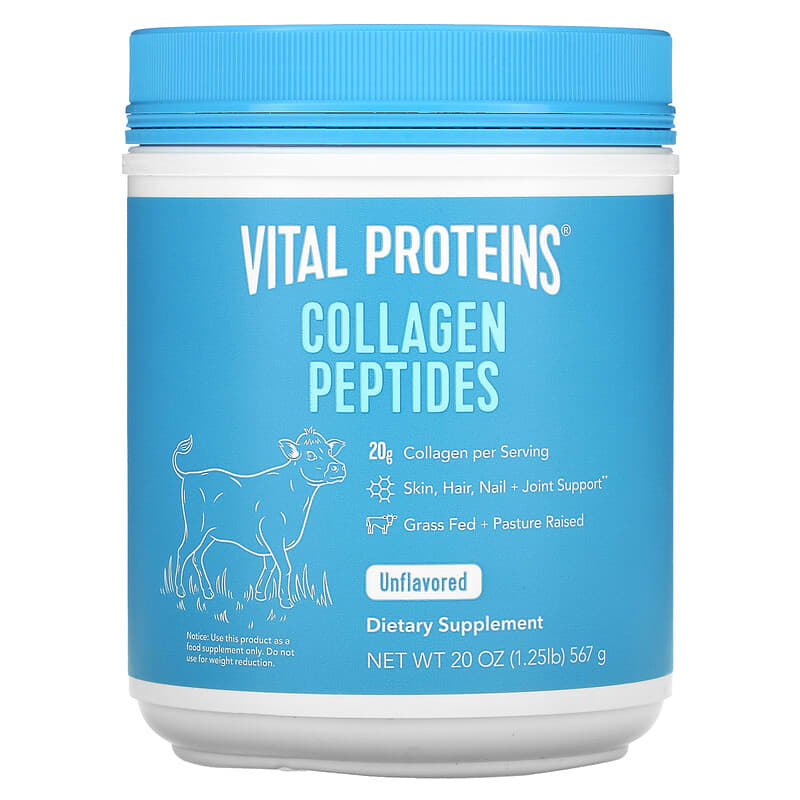 Vital Proteins Collagen Peptides Unflavored 1.25 lbs (567 g) 1 Vital Proteins Collagen Peptides Unflavored 1.25 lbs (567 g) 850232005089