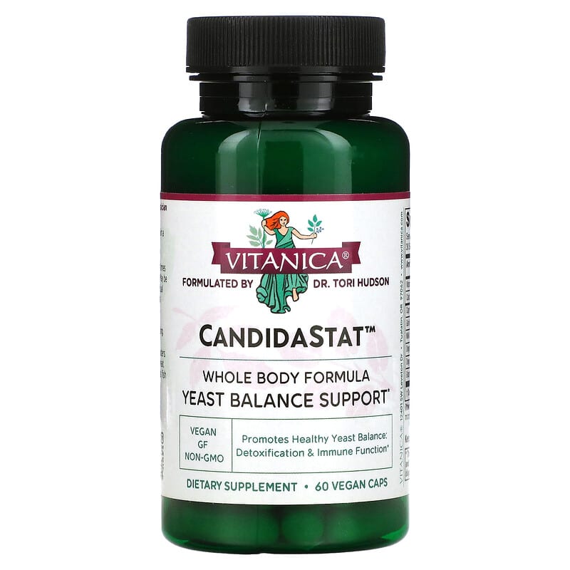 Vitanica CandidaStat Yeast Balance Support 60 viên 1 Vitanica CandidaStat Yeast Balance Support 60 Vegan Caps 708118020063
