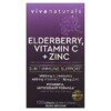 Viva Naturals Elderberry Vitamin C + Zinc 5 in 1 Immune Support 120 Capsules 3 Viva Naturals Elderberry Vitamin C + Zinc 5 in 1 Immune Support 120 Capsules 811067031780