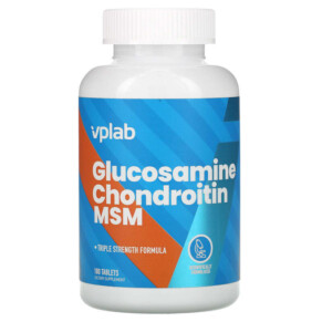 Vplab Glucosamine Chondroitin MSM 180 Tablets 850020814015