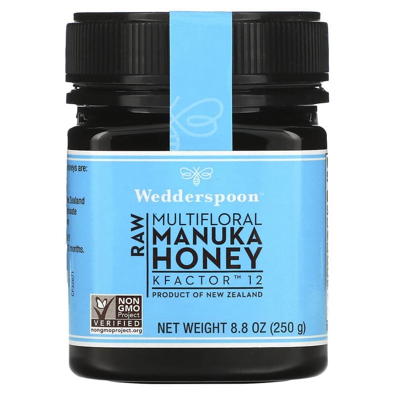 Wedderspoon Raw Multifloral Manuka Honey KFactor 12 8.8 oz (250 g) 1 Wedderspoon Raw Multifloral Manuka Honey KFactor 12 8.8 oz (250 g) 814422020047