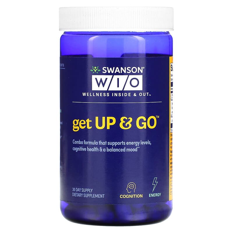 Wellness Inside & Out Get Up & Go 60 Vegetarian Capsules 1 Wellness Inside & Out Get Up & Go 60 Vegetarian Capsules 840317300154