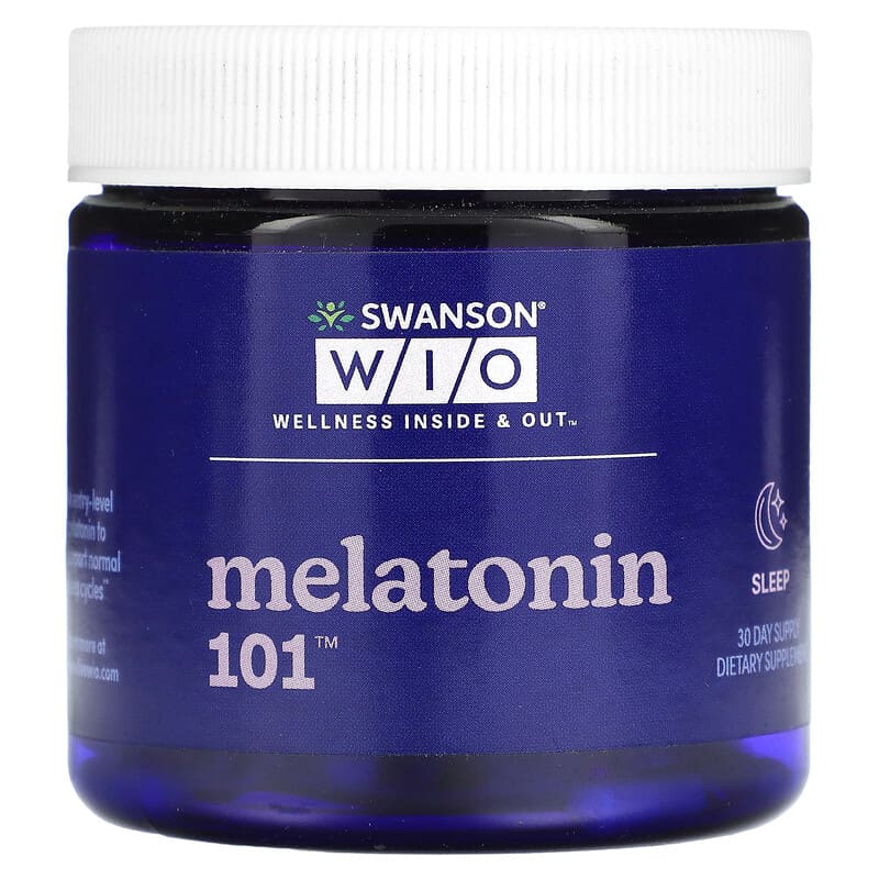 Wellness Inside & Out Melatonin 101 30 Capsules 1 Wellness Inside & Out Melatonin 101 30 Capsules 840317300178