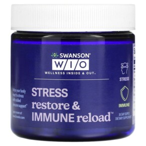 Wellness Inside & Out Stress Restore & Immune Reload 30 Day Supply 840317300284