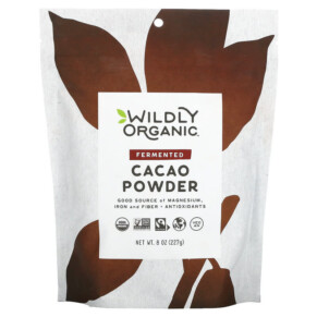 Wildly Organic Fermented Cacao Powder 8 oz (227 g) 898392004641