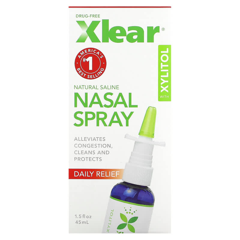 Xlear Xylitol Saline Nasal Spray Daily Relief 1.5 fl oz (45 ml) 1 Xlear Xylitol Saline Nasal Spray Daily Relief 1.5 fl oz (45 ml) 700596000001