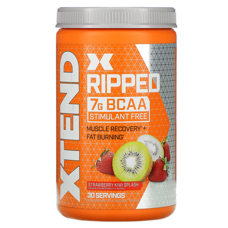 Xtend Ripped 7G BCAAs Strawberry Kiwi Splash 1.09 lbs (495 g) 1 Xtend Ripped 7G BCAAs Strawberry Kiwi Splash 1.09 lbs (495 g) 842595103144