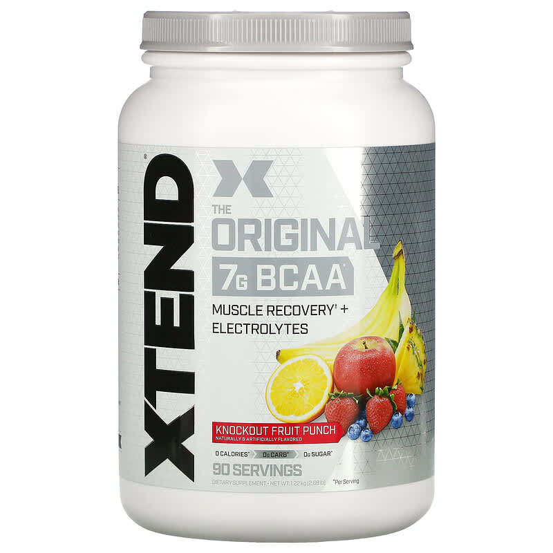 Xtend The Original 7G BCAA Knockout Fruit Punch 2.68 lb (1.22 kg) 1 Xtend The Original 7G BCAA Knockout Fruit Punch 2.68 lb (1.22 kg) 812135020293