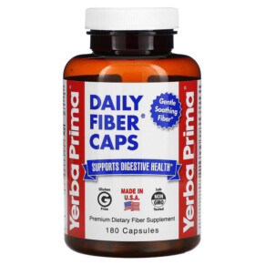 Yerba Prima Daily Fiber Caps 180 Capsules 046352001999