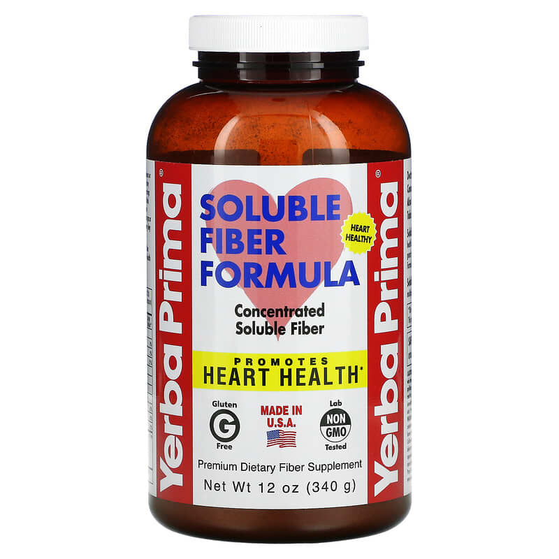 Yerba Prima Soluble Fiber Formula 12 oz (340 g) 1 Yerba Prima Soluble Fiber Formula 12 oz (340 g) 046352001821