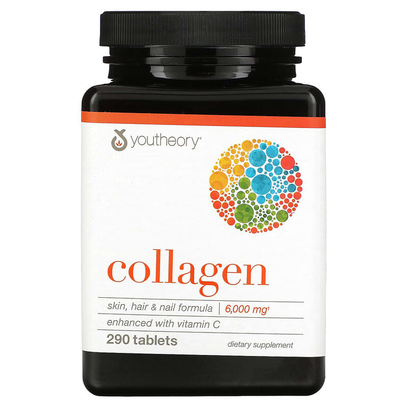 Youtheory Collagen 6.000 mg 290 Tablets 1 Youtheory Collagen 6.000 mg 290 Tablets 853244003036
