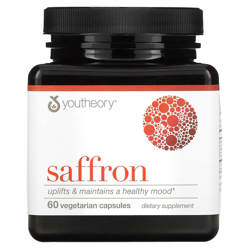 Youtheory Saffron 60 Vegetarian Capsules 1 Youtheory Saffron 60 Vegetarian Capsules 850502007133