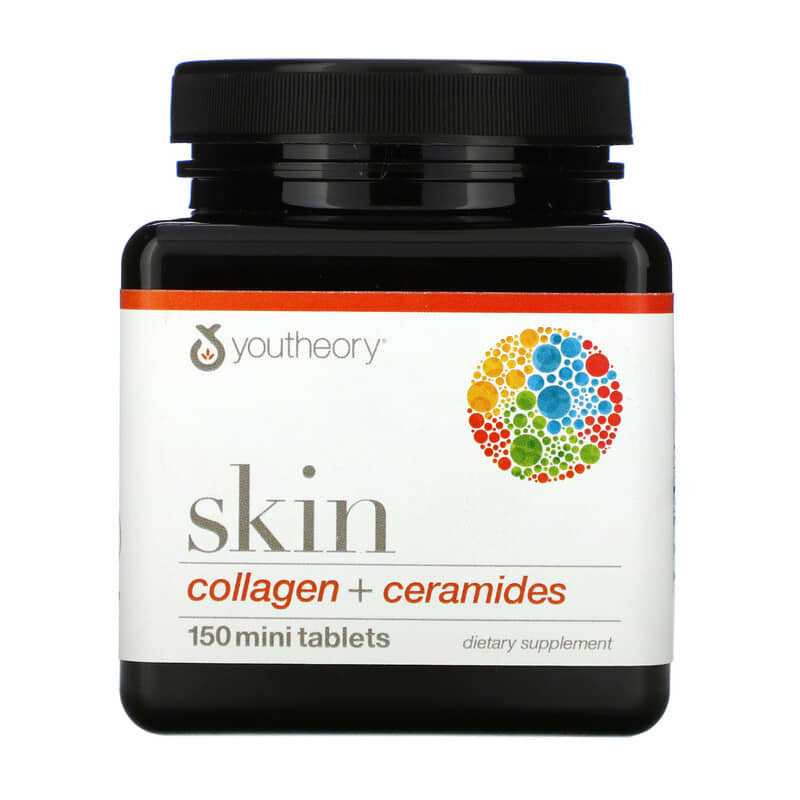 Youtheory Skin Collagen + Ceramides 150 Min viên 1 Youtheory Skin Collagen + Ceramides 150 Min Tablets 850502007867