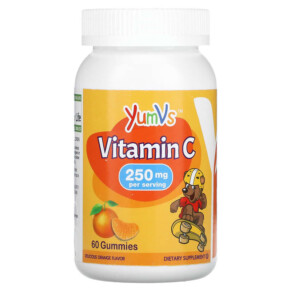Yum-Vs Kids Vitamin C Delicious Orange 250 mg 60 Gummies 810048610105