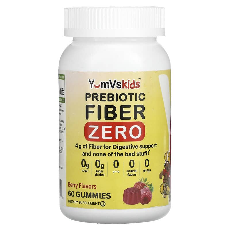 Yum-Vs Prebiotic Fiber Zero Berry 2 g 60 Gummies 1 Yum-Vs Prebiotic Fiber Zero Berry 2 g 60 Gummies 810048610280