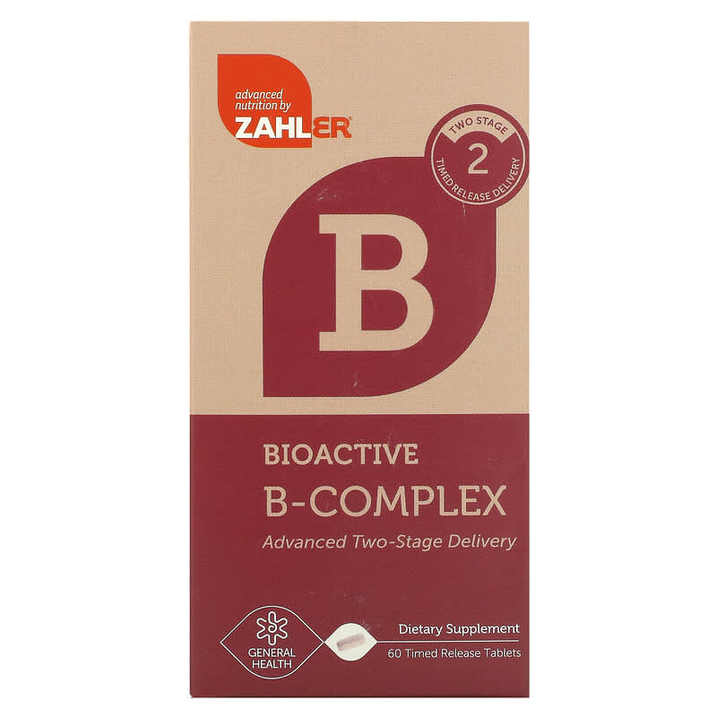 Zahler Bioactive B- Complex 60 Timed Release Tablets 1 Zahler Bioactive B- Complex 60 Timed Release Tablets 848998082154