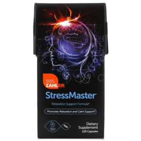 Zahler StressMaster Relaxation Support Formula 120 Capsules 848998080792