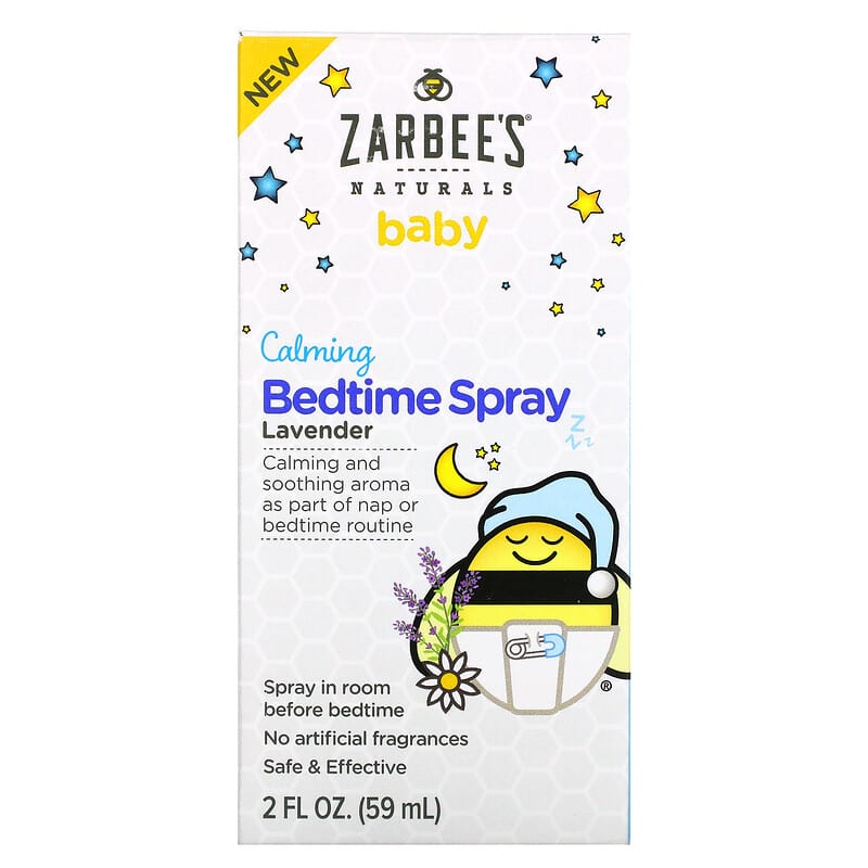 Zarbee's Baby Calming Bedtime Spray Lavender 2 fl oz (59 ml) 1 Zarbee's Baby Calming Bedtime Spray Lavender 2 fl oz (59 ml) 850007424138