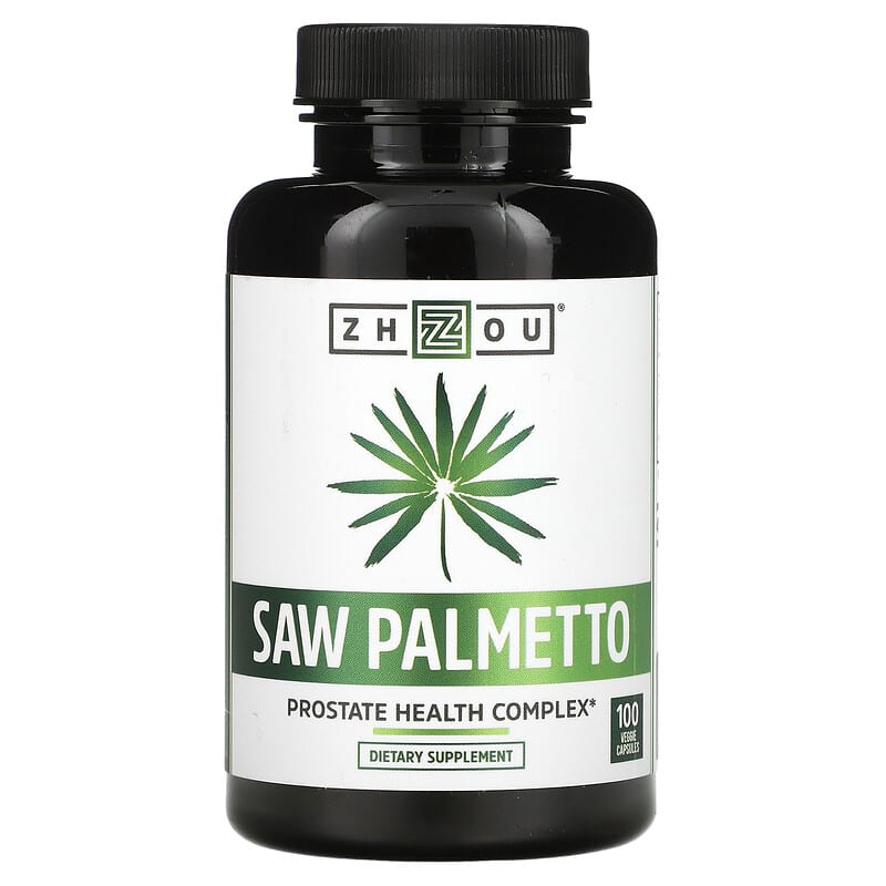 Zhou Nutrition Saw Palmetto Prostate Health Complex 100 viên 1 Zhou Nutrition Saw Palmetto 100 Veggie Capsules 859805006300