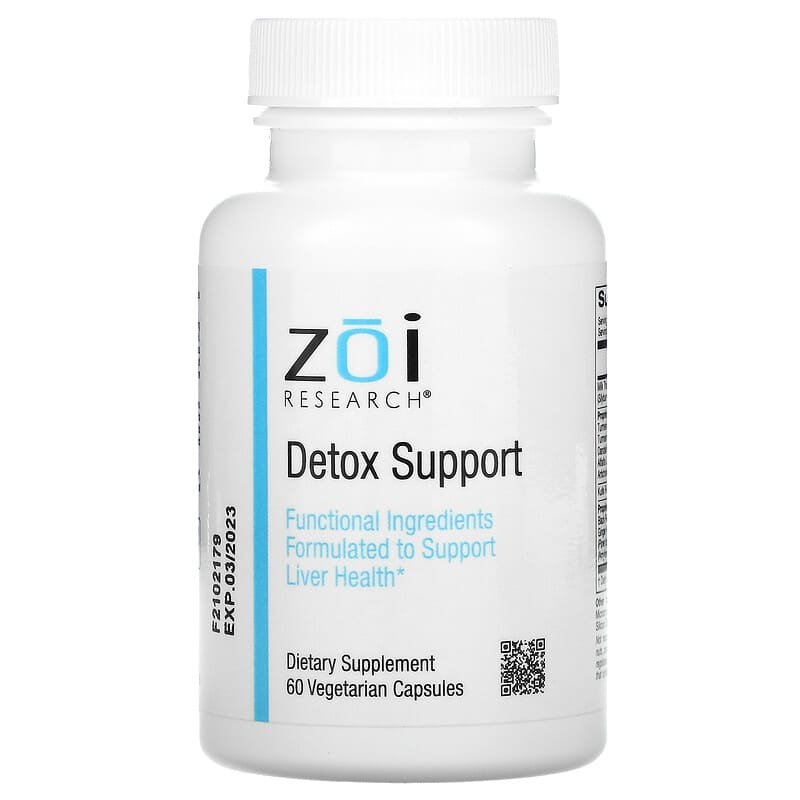ZOI Research Detox Support 60 Vegetarian Capsules 1 ZOI Research Detox Support 60 Vegetarian Capsules 898220016136