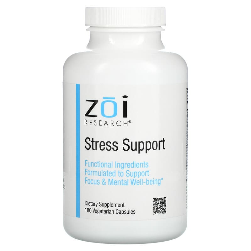 ZOI Research Stress Support 180 Vegetarian Capsules 1 ZOI Research Stress Support 180 Vegetarian Capsules 898220016037